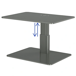Height Adjustable Metal Monitor Stand