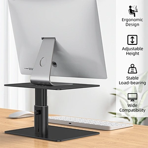 Height Adjustable Metal Monitor Stand