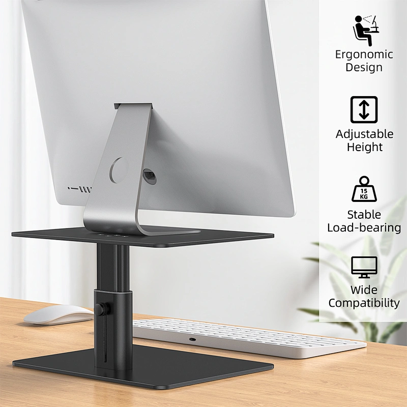 Height Adjustable Metal Monitor Stand